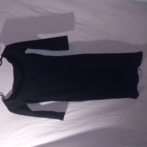 Hot Kiss Dresses & Skirts - Hot Kiss Ribbed off- shoulder bodycon sweater dress